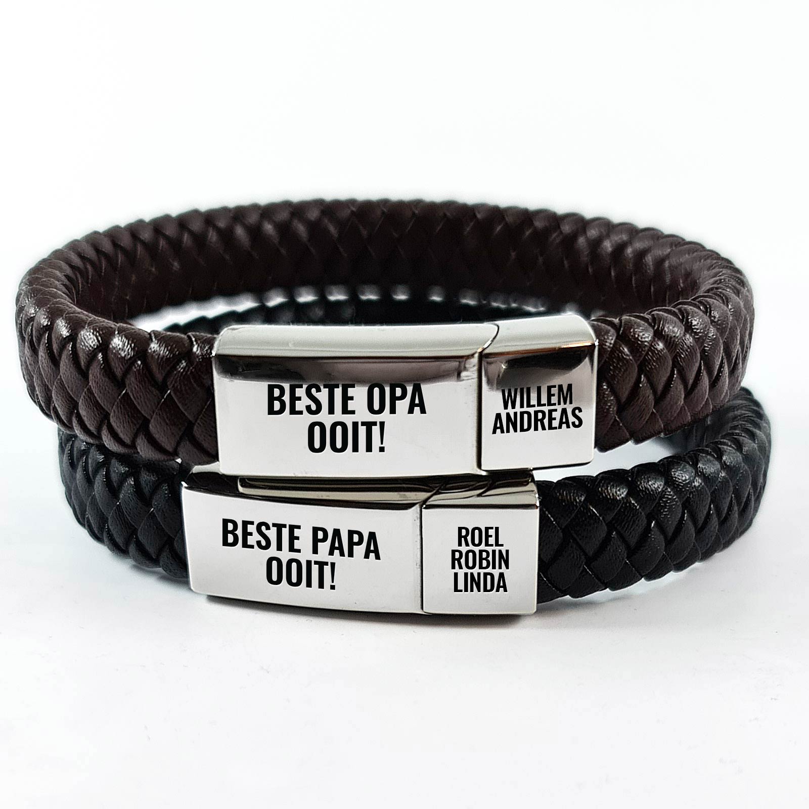 Gepersonaliseerde Armband voor Opa of Papa - Bella Mia