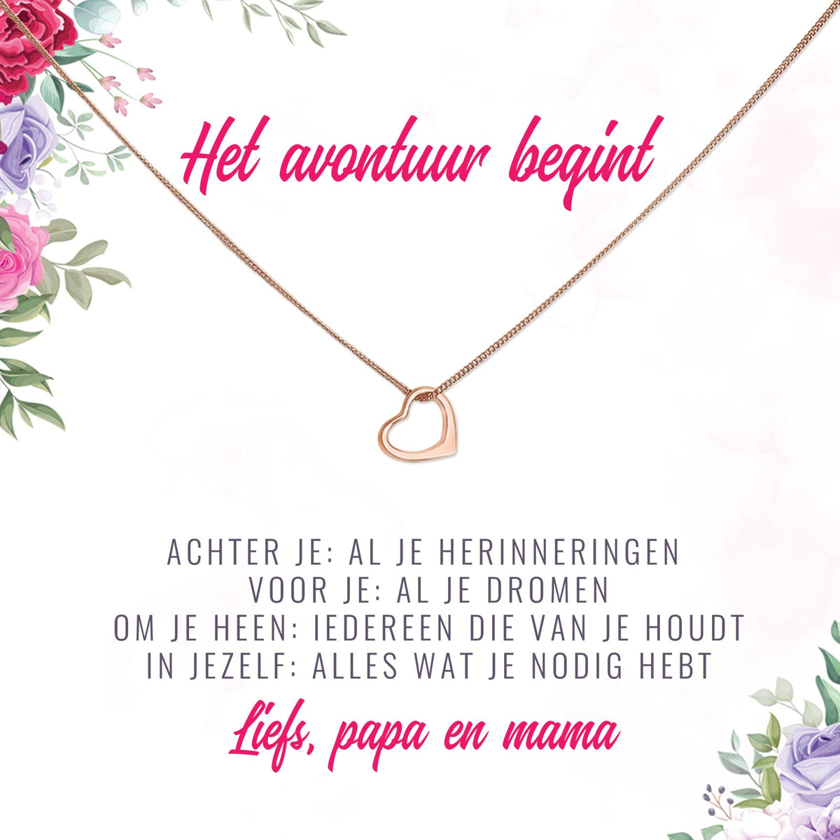 Het avontuur begint - Hart Ketting