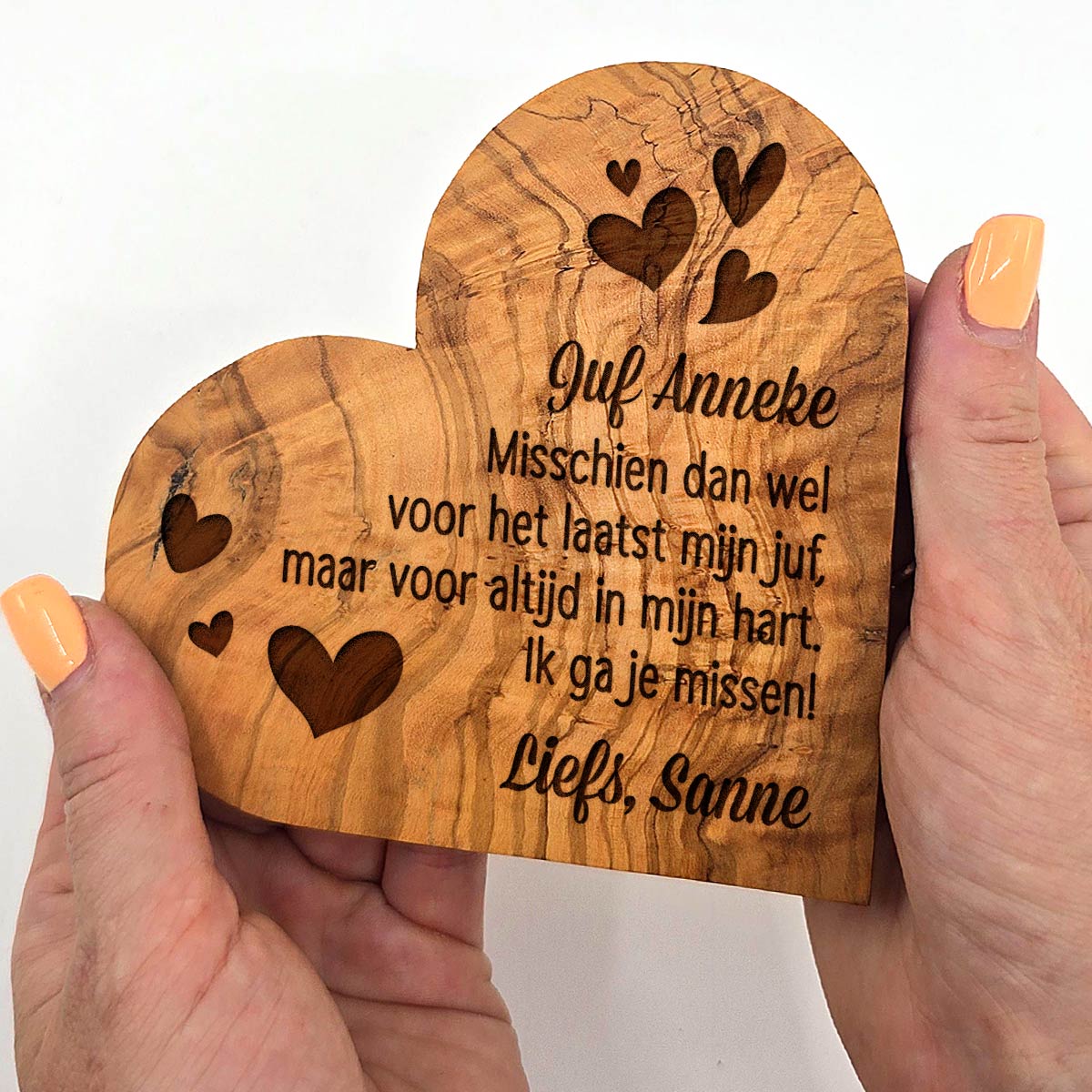 Voor het laatst mijn juf - Hart van Olijfhout