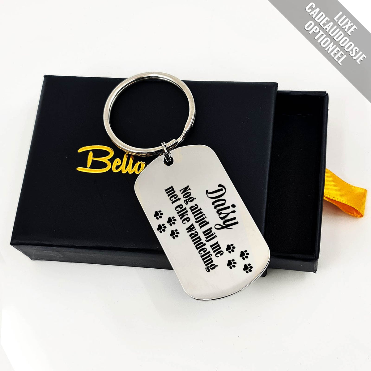 Bij elke wandeling Sleutelhanger
