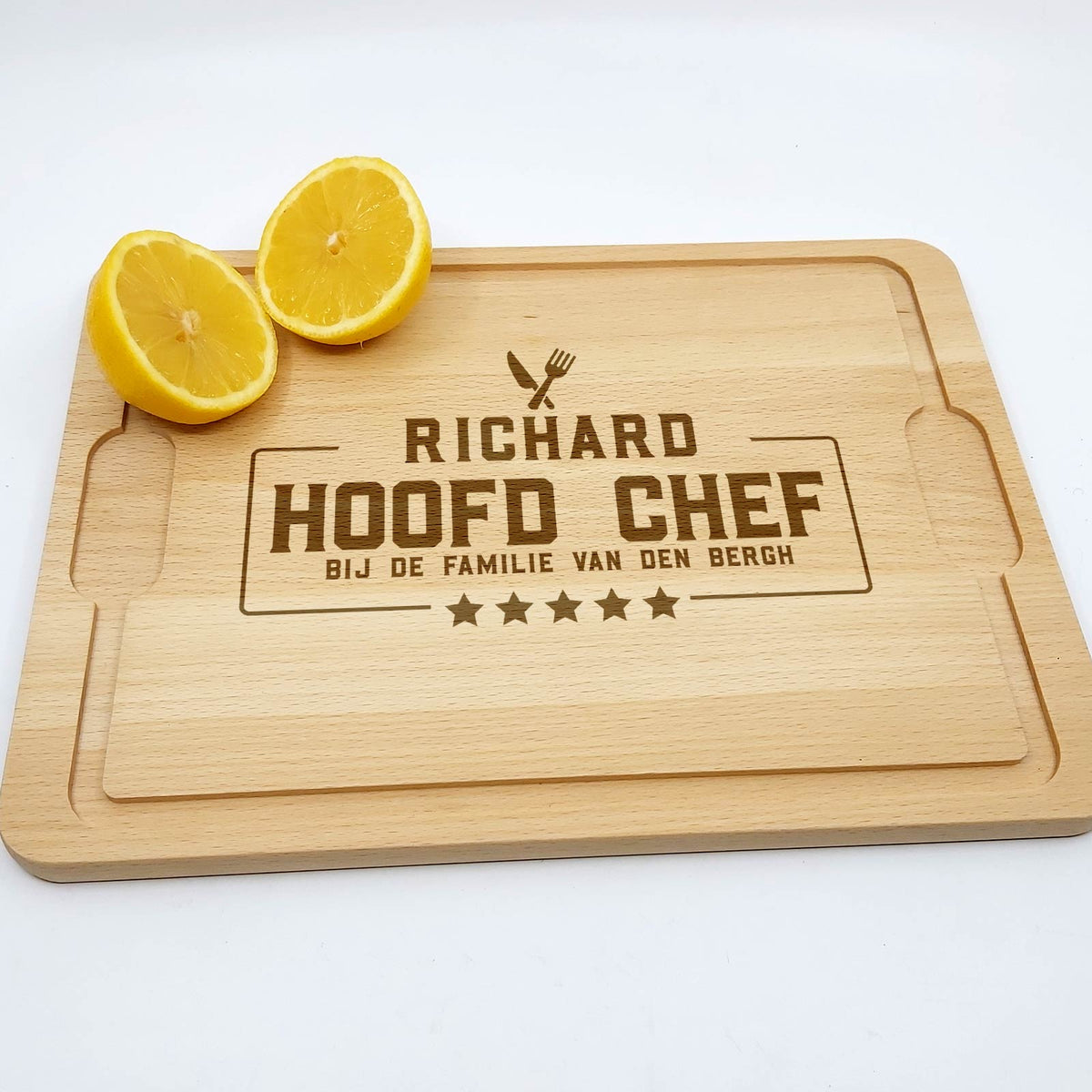 Hoofd chef snijplank!