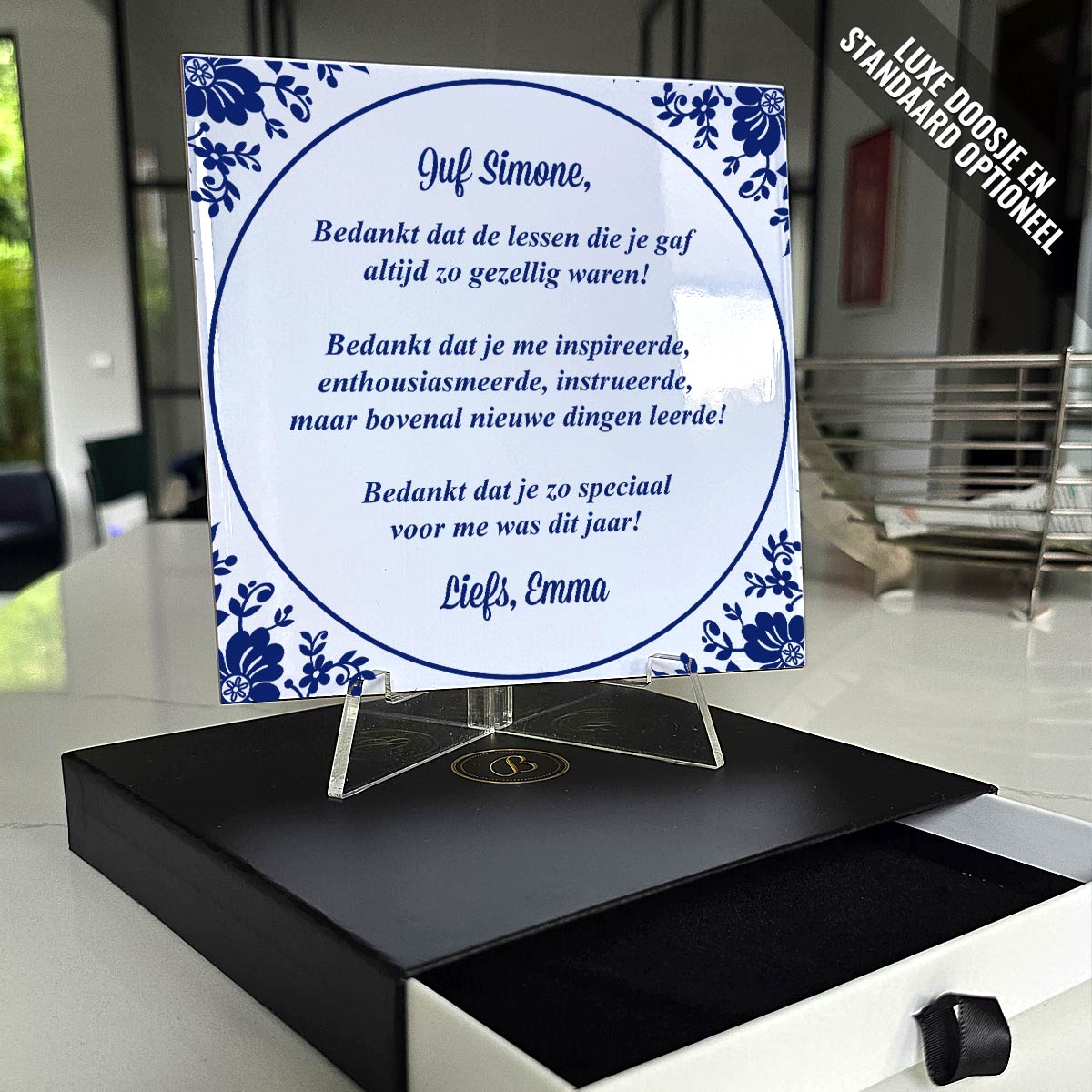 Bedankt dat je zo speciaal was - Keramisch Tegeltje