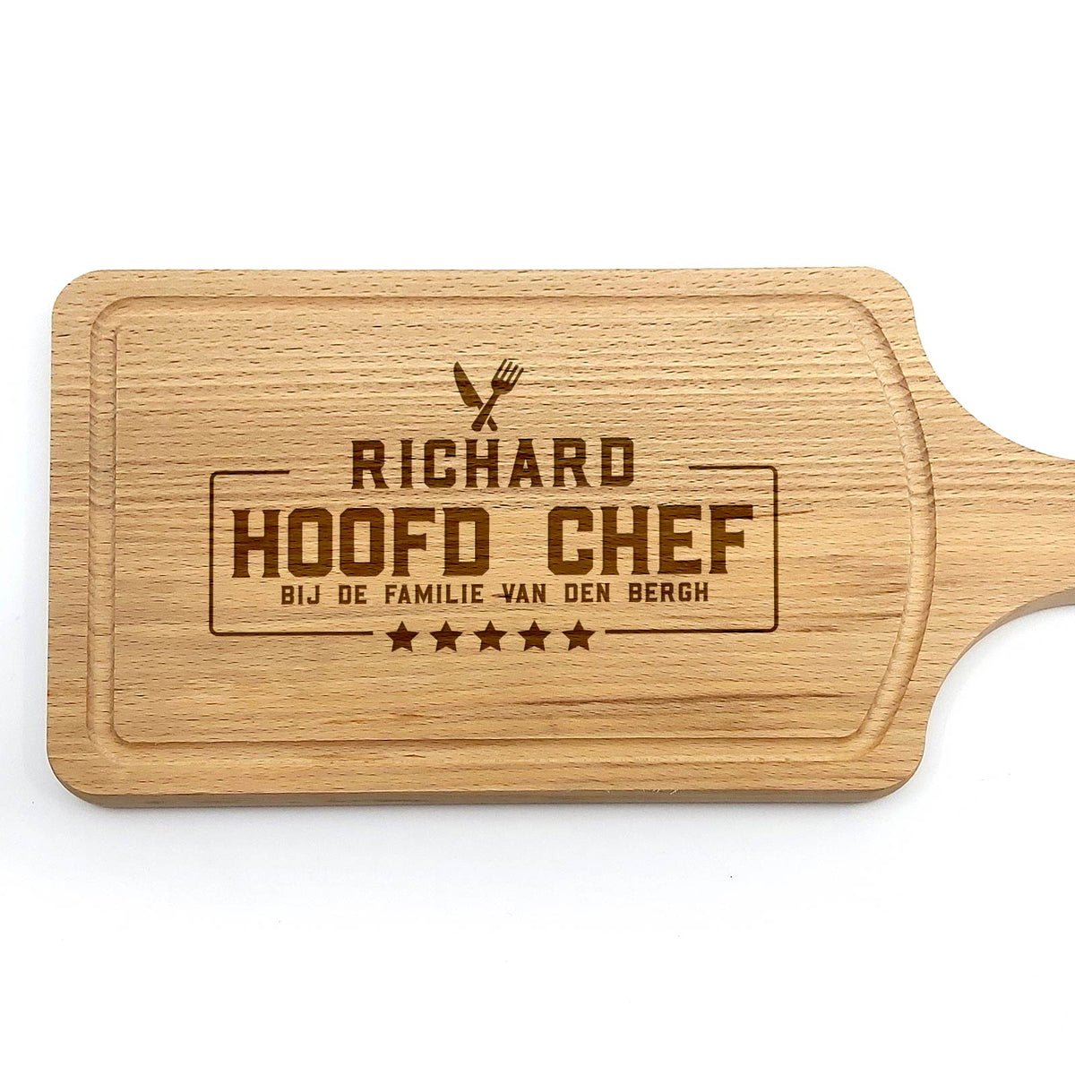 Hoofd chef snijplank!
