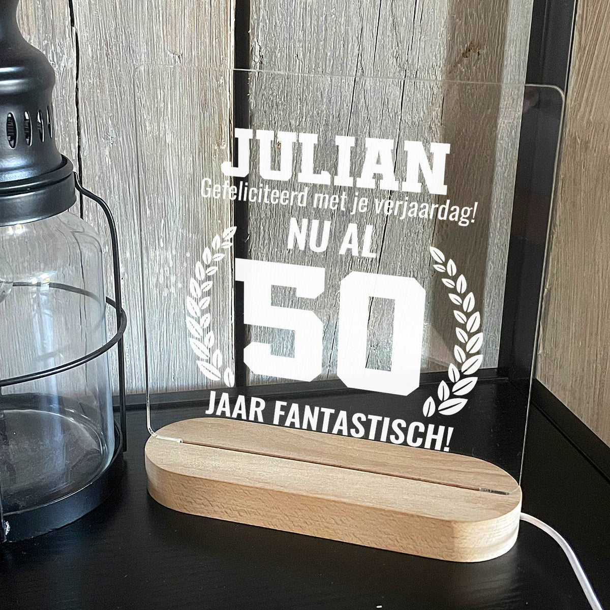 Ledlamp voor de jarige