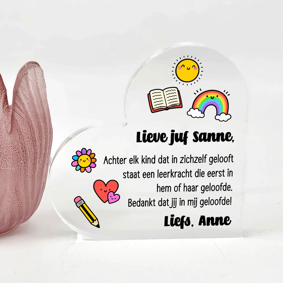 Bedankt dat je in me geloofde