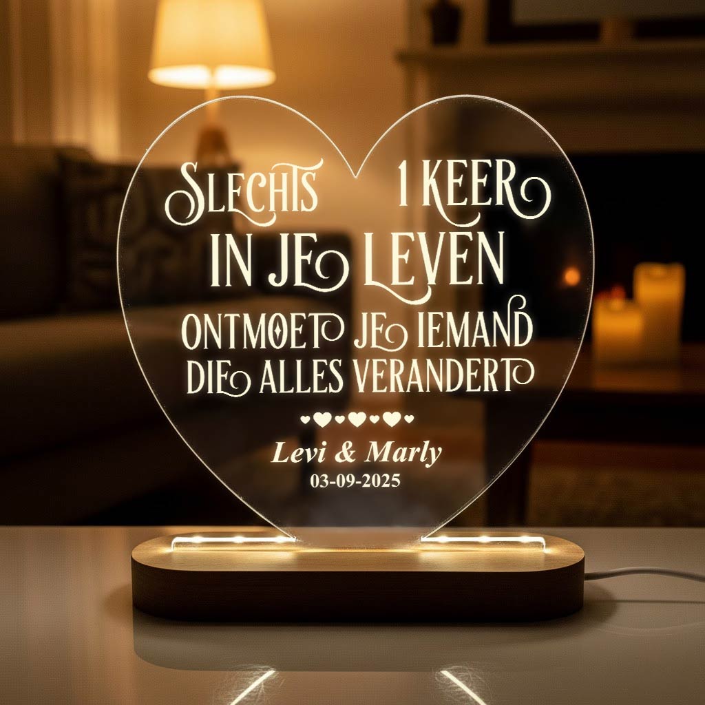 1 keer in je leven - Nachtlampje - Bella Mia