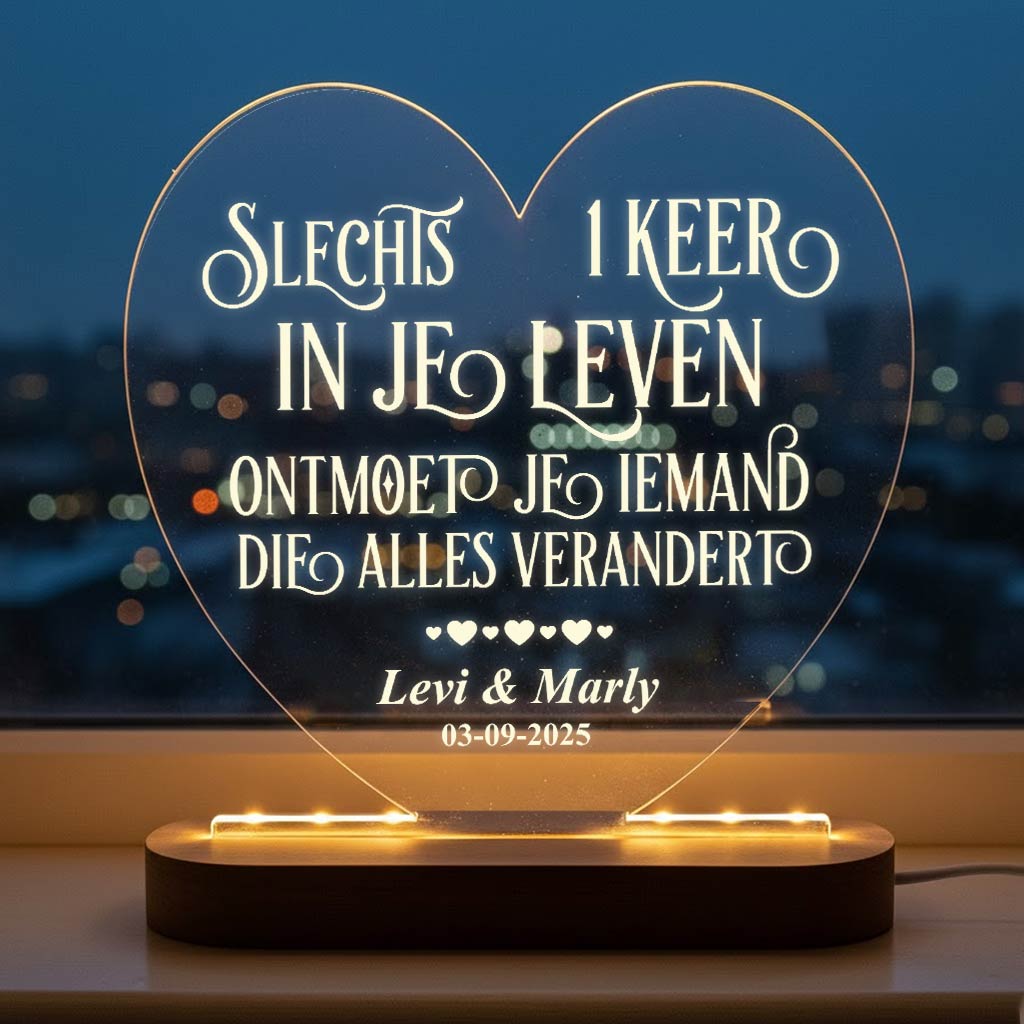 1 keer in je leven - Nachtlampje - Bella Mia