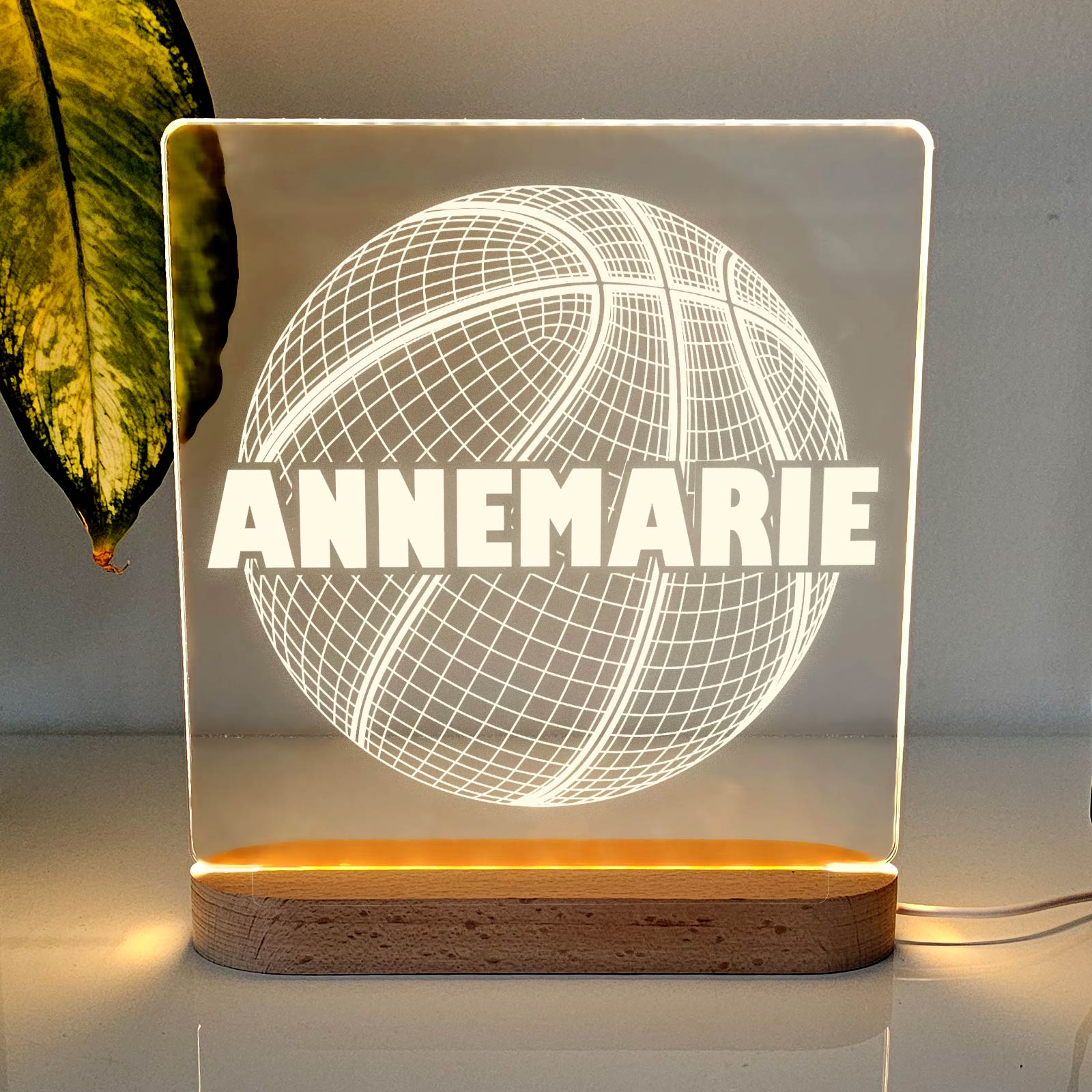 3d Basketbal - Ledlamp - Bella Mia