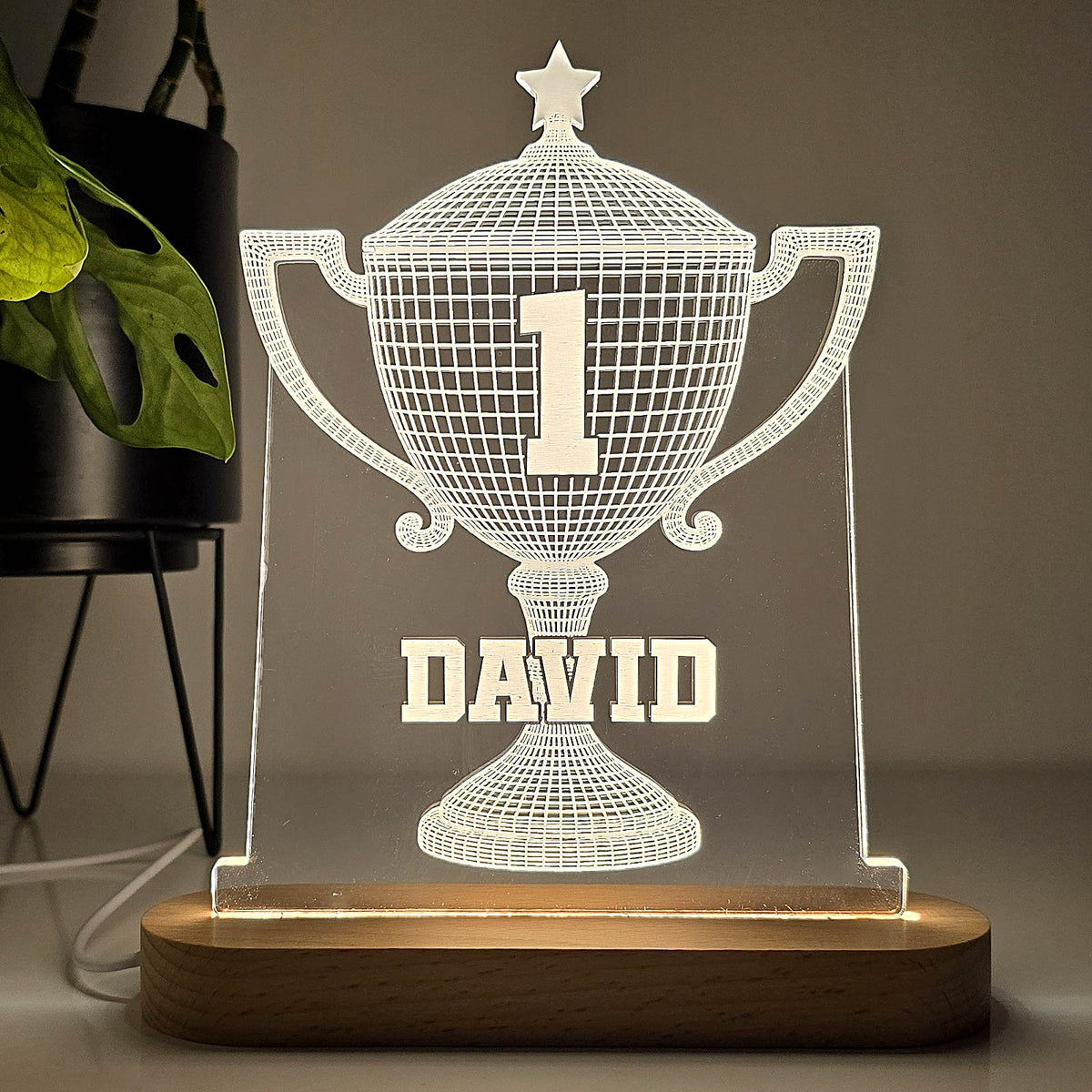 3d Bokaal lampje - Bella Mia