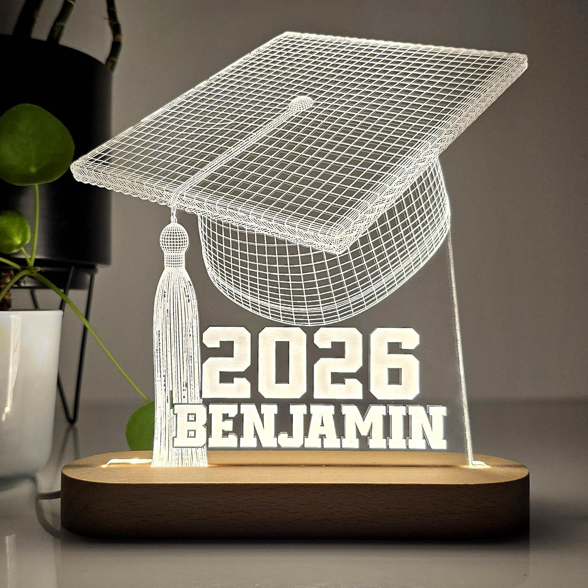 3d geslaagd lampje - Bella Mia