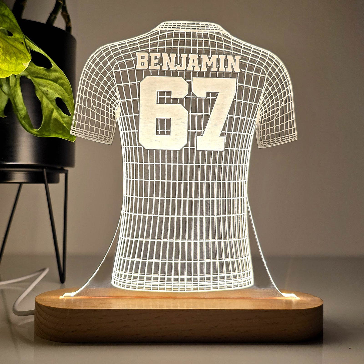 3d sportshirtlampje - Bella Mia