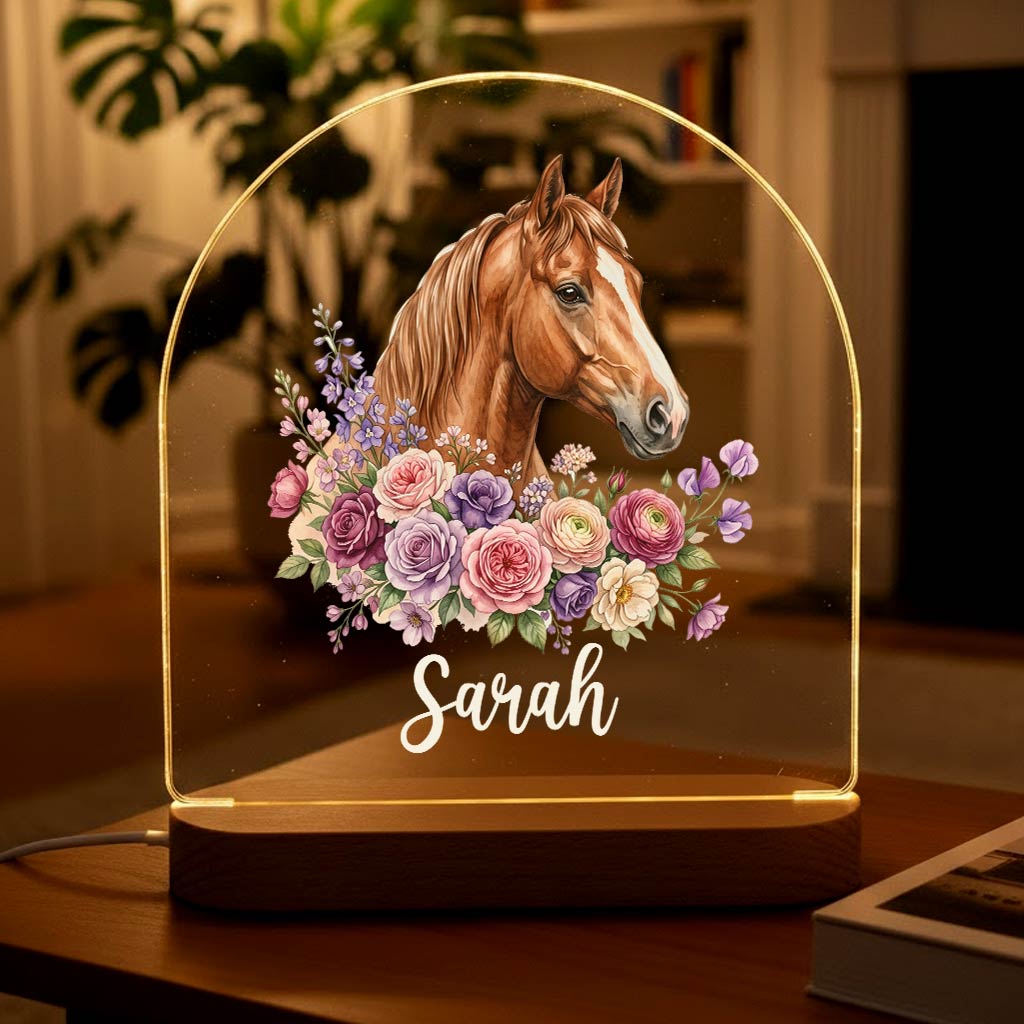 Paardenlampje met naam
