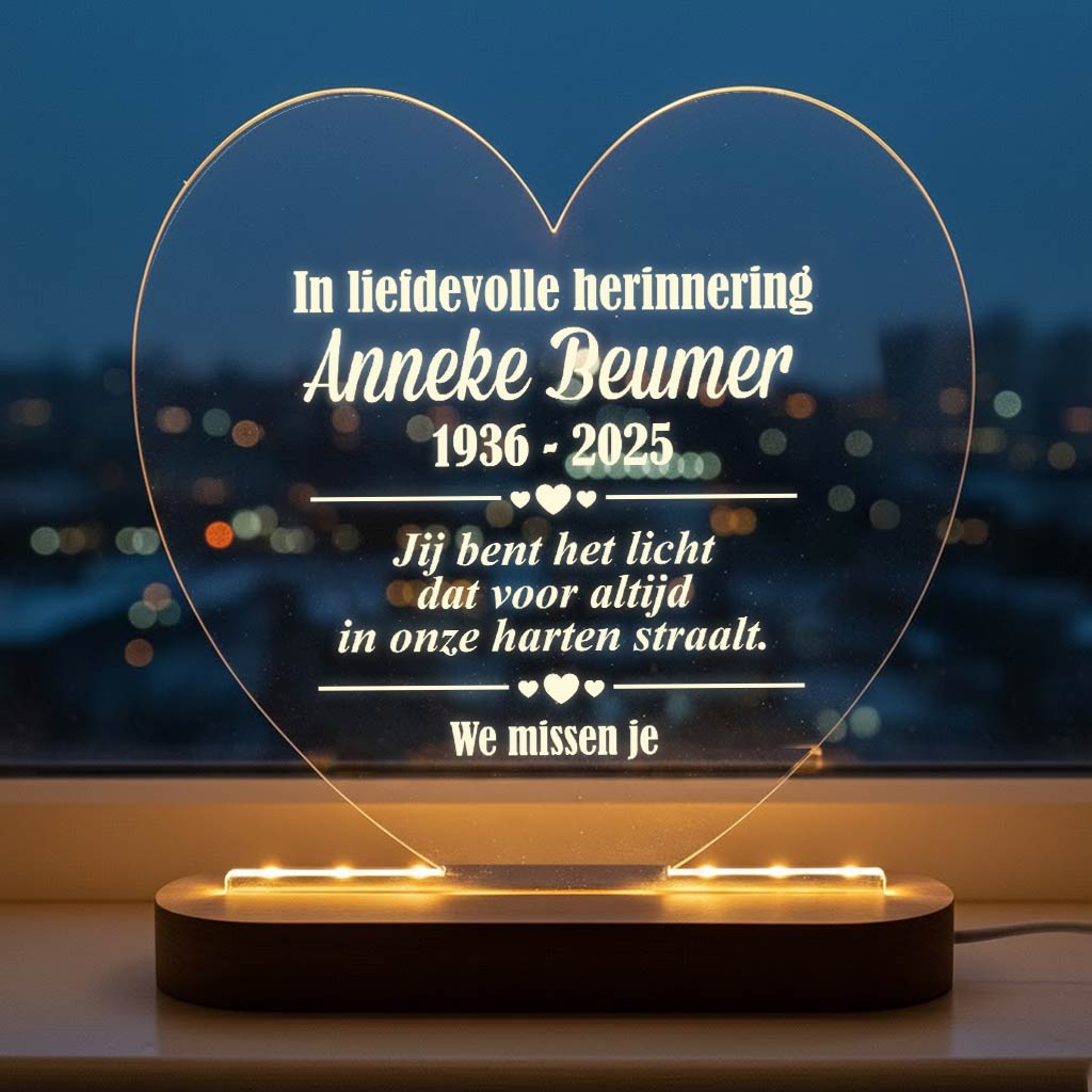 Jij bent het licht - Ledlamp