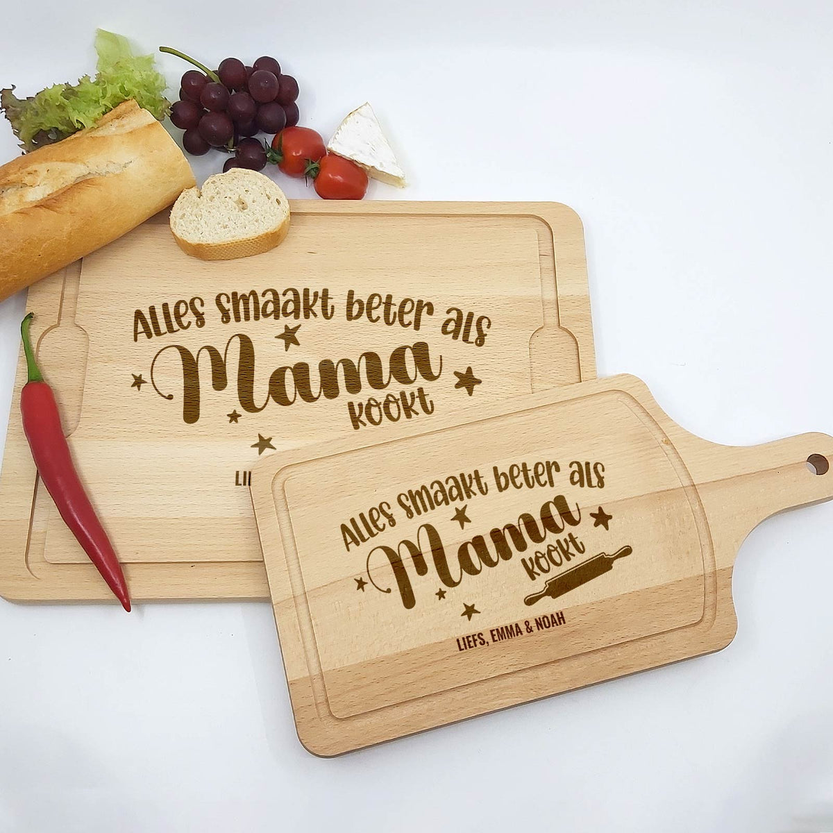 Alles smaakt beter als - Snijplank - Bella Mia