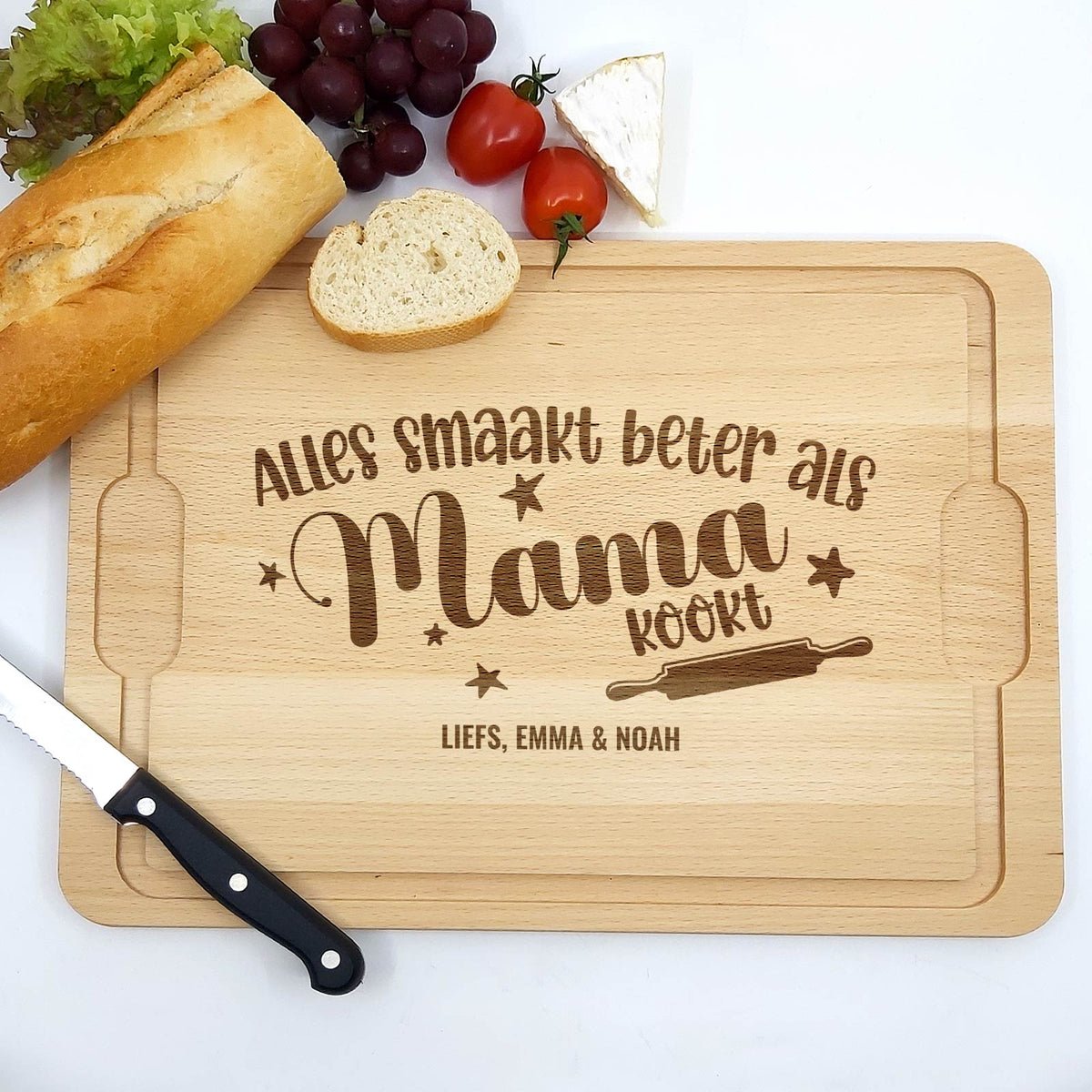 Alles smaakt beter als - Snijplank - Bella Mia