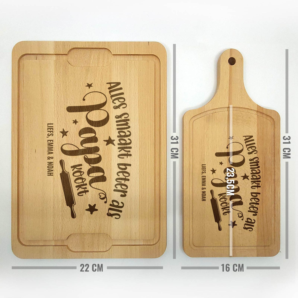 Alles smaakt beter als - Snijplank - Bella Mia