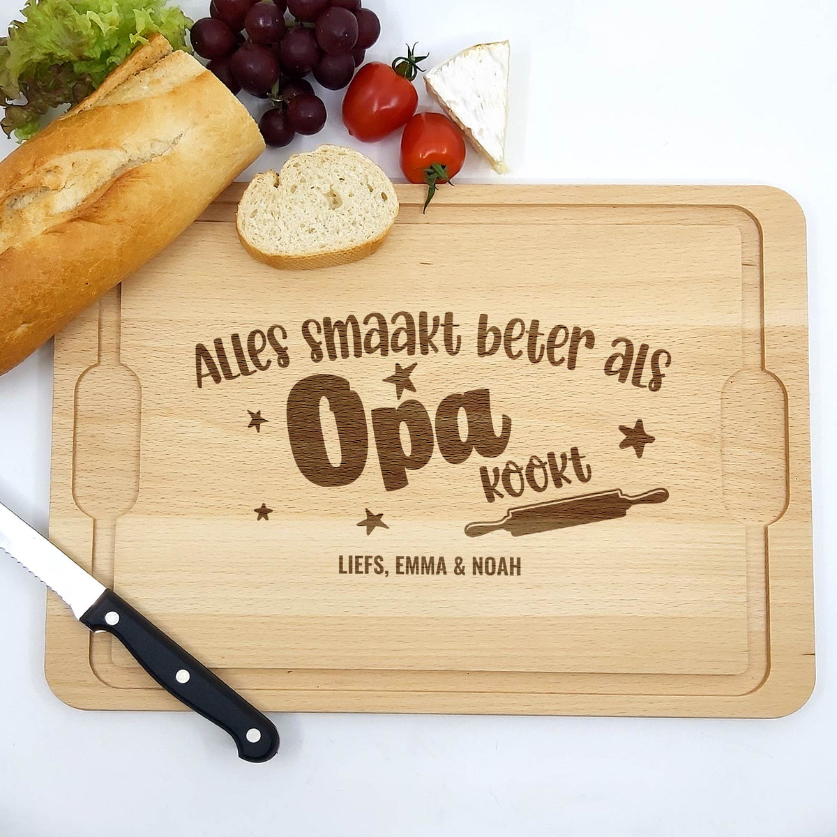 Alles smaakt beter als - Snijplank - Bella Mia