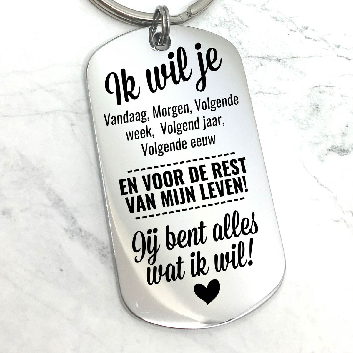 Alles wat ik wil Sleutelhanger - Bella Mia