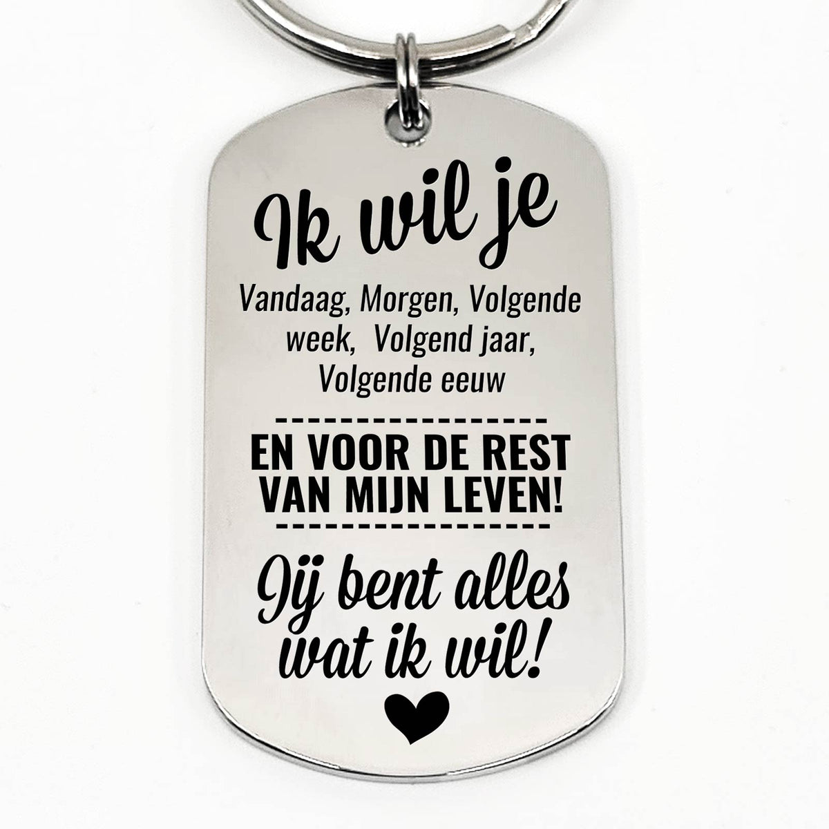 Alles wat ik wil Sleutelhanger - Bella Mia