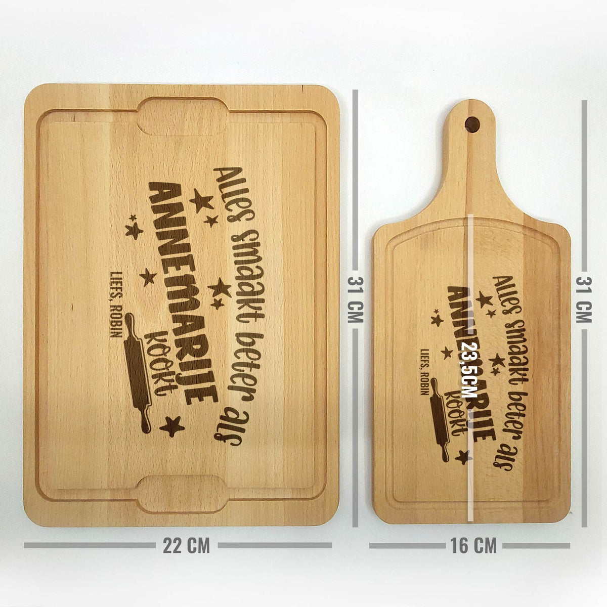 Als ... kookt - Snijplank - Bella Mia