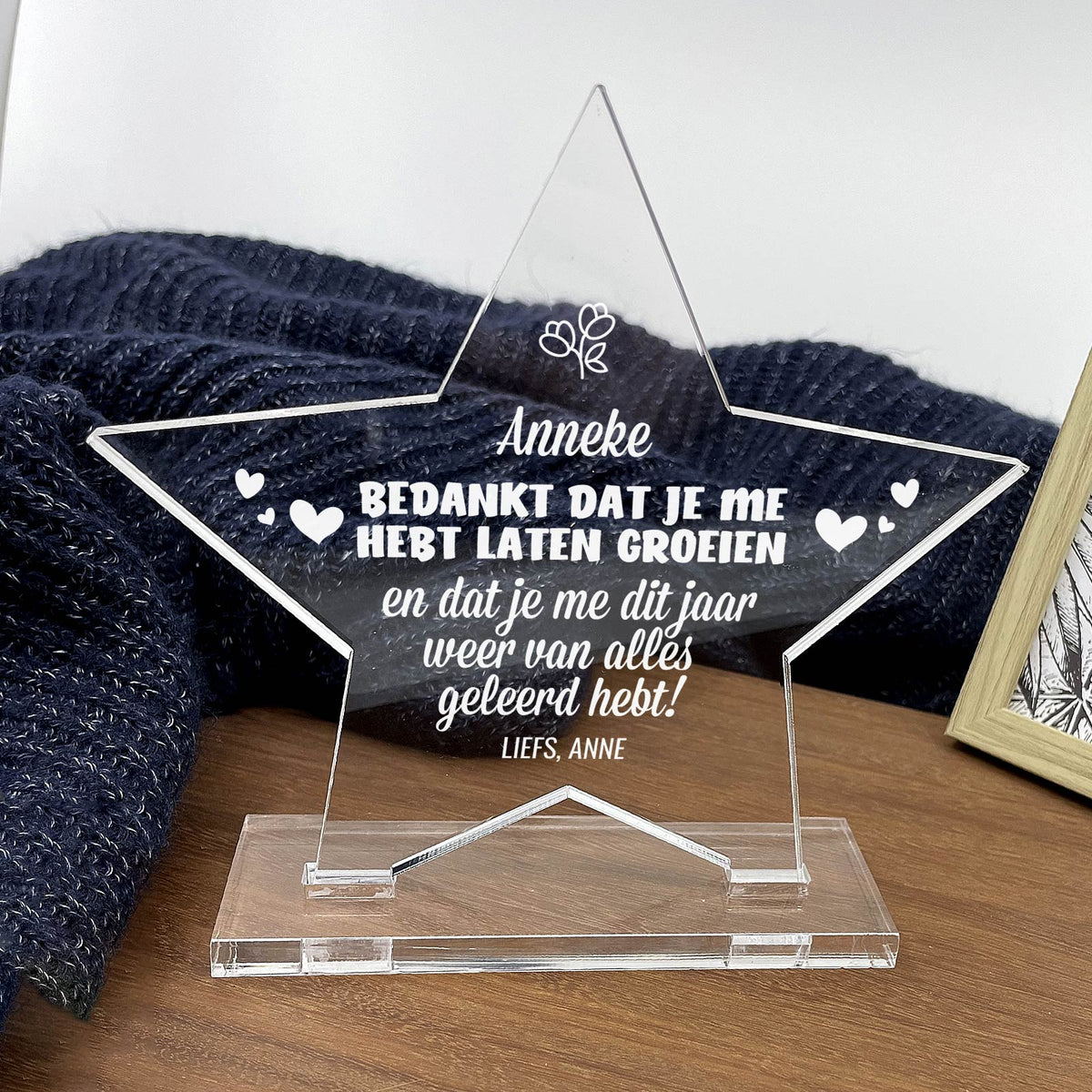 Bedankt dat je me hebt laten groeien - Gastouder Ster Award! - Bella Mia
