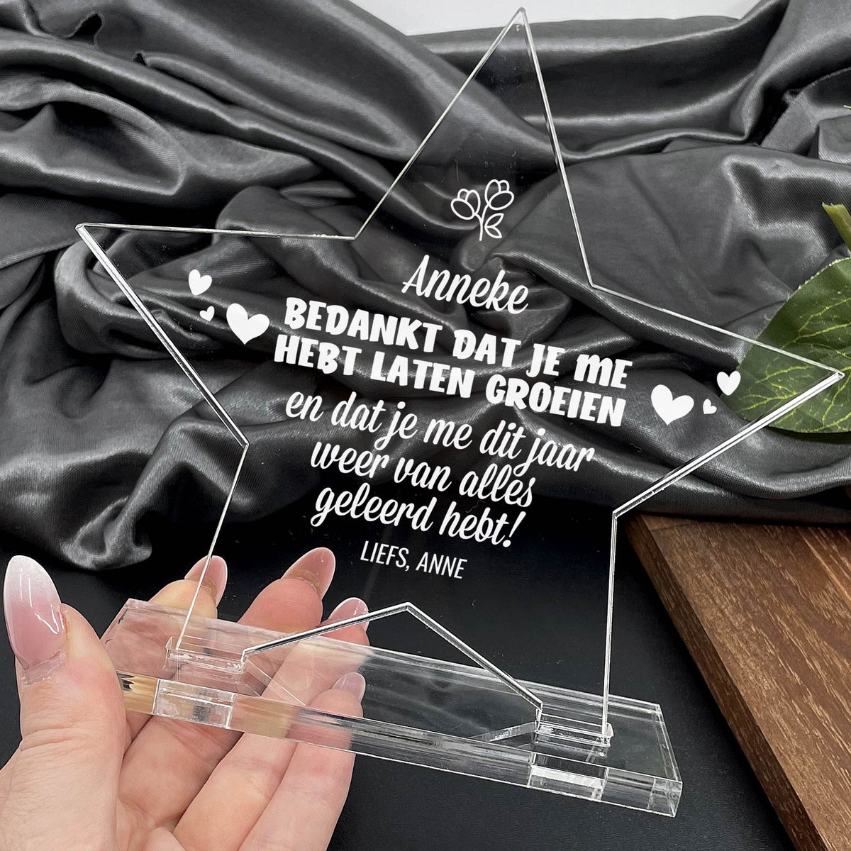 Bedankt dat je me hebt laten groeien - Gastouder Ster Award! - Bella Mia