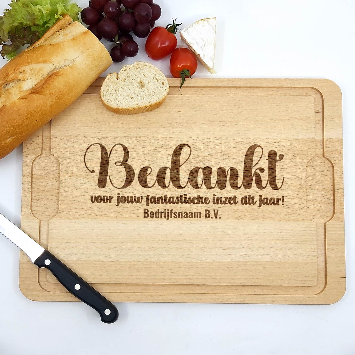 Bedankt voor je inzet! - Snijplank - Bella Mia