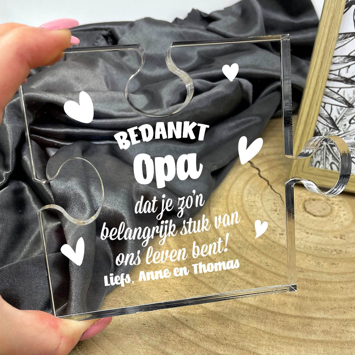 Belangrijk stuk van mijn Leven - Plexiglas Puzzelstukje - Bella Mia