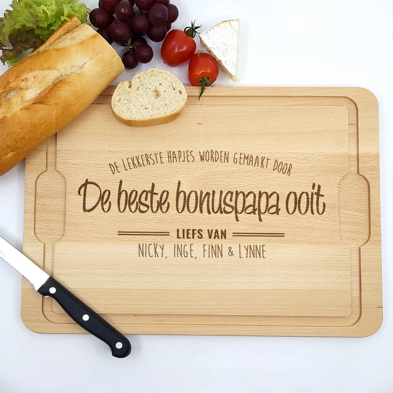 Beste Bonuspapa ooit - Snijplank - Bella Mia