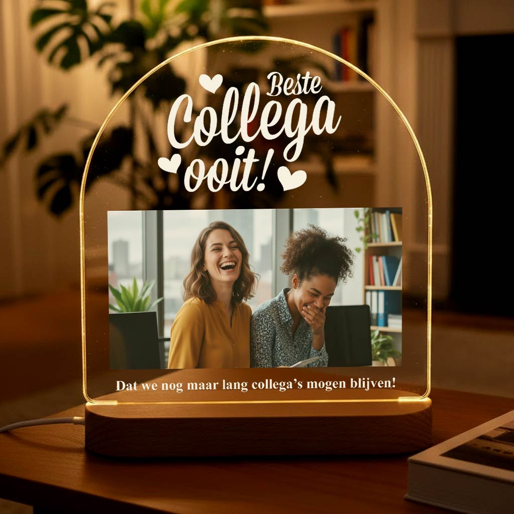 Beste collega ooit - Fotolamp - Bella Mia
