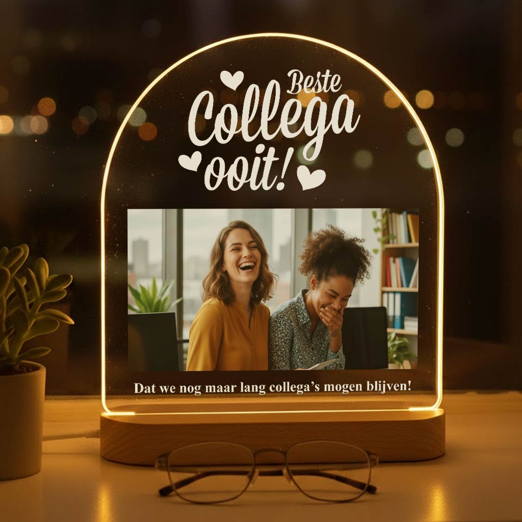 Beste collega ooit - Fotolamp - Bella Mia
