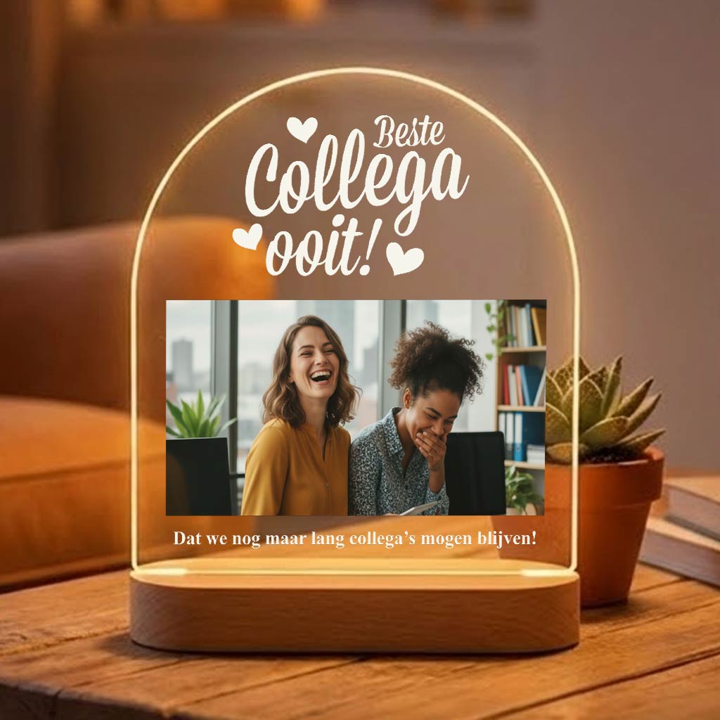 Beste collega ooit - Fotolamp - Bella Mia