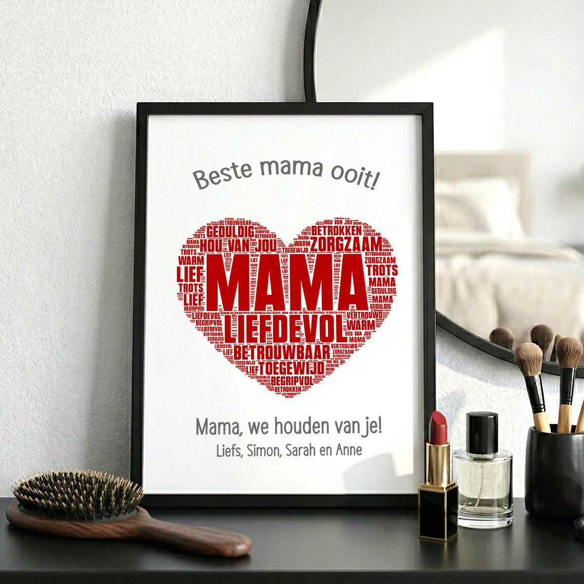 Beste mama ooit - Print in fotolijst - Bella Mia
