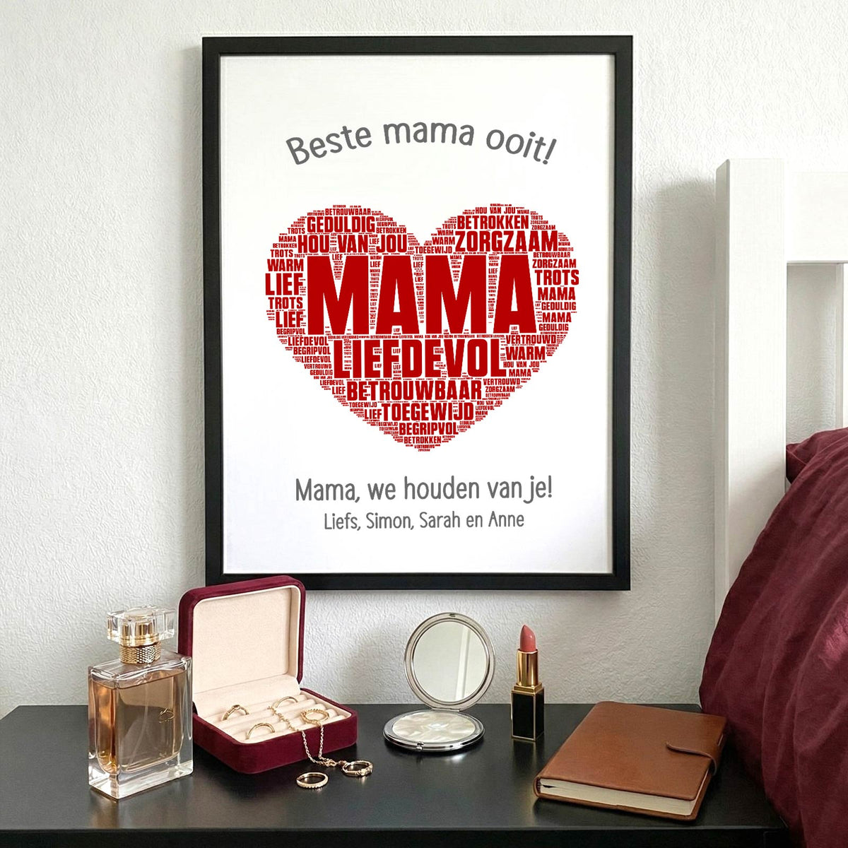 Beste mama ooit - Print in fotolijst - Bella Mia