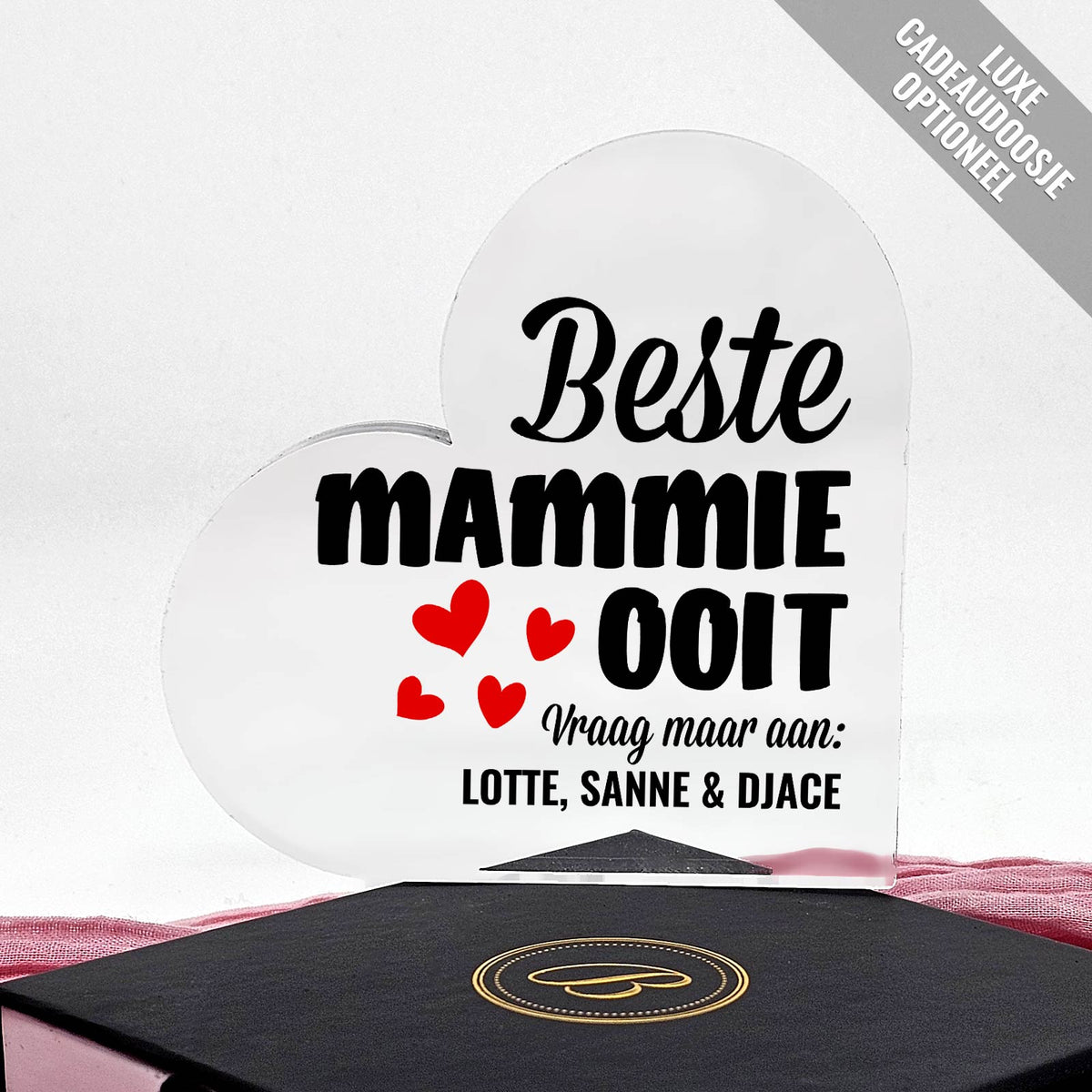 Beste ... Ooit Plexi Hart - Bella Mia