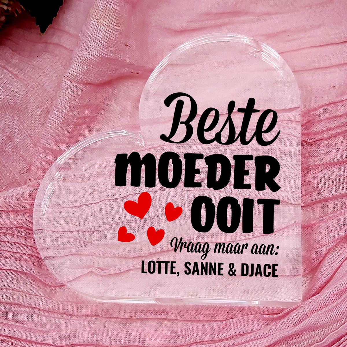 Beste ... Ooit Plexi Hart - Bella Mia