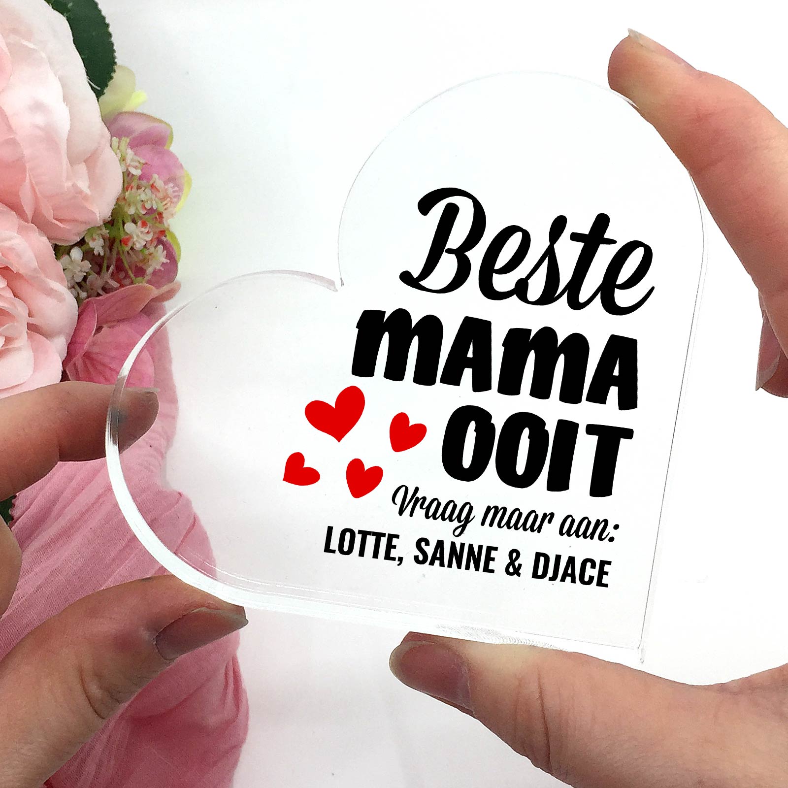 Beste ... Ooit Plexi Hart - Bella Mia