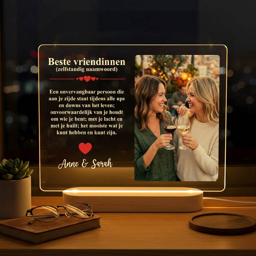 Beste vriendinnen Fotolamp - Bella Mia