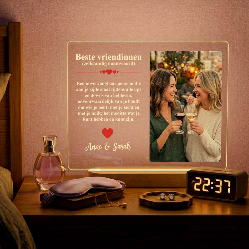 Beste vriendinnen Fotolamp - Bella Mia