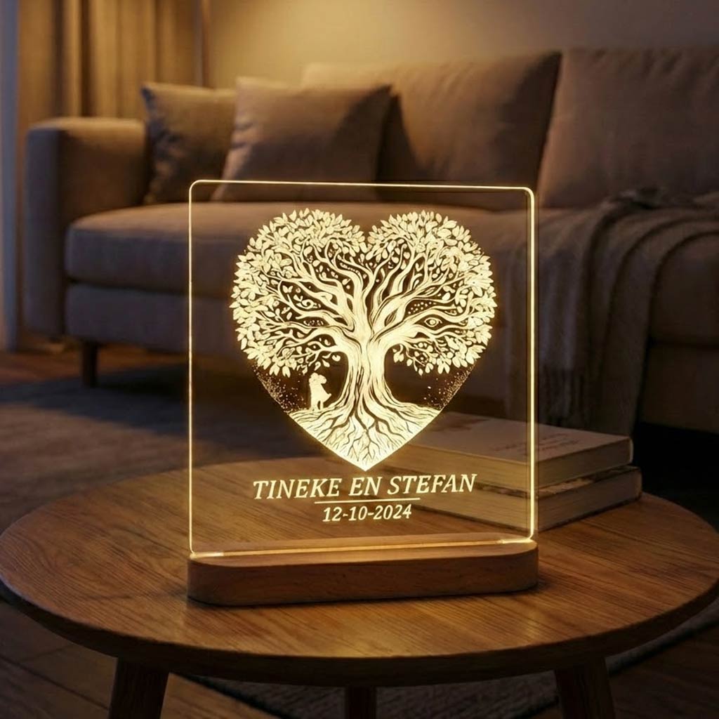 Boom in hartvorm - Ledlamp - Bella Mia