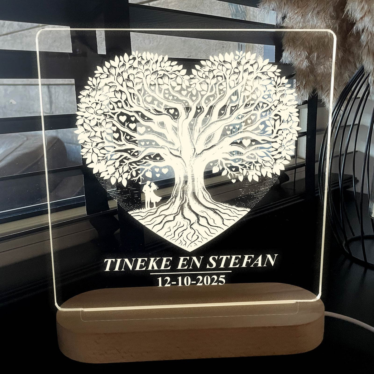 Boom in hartvorm - Ledlamp - Bella Mia