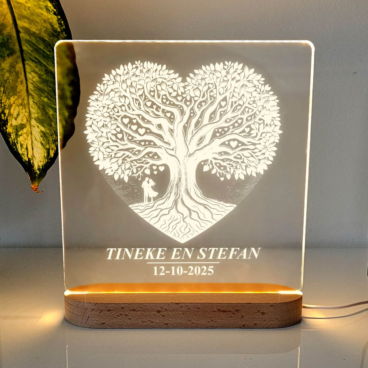 Boom in hartvorm - Ledlamp - Bella Mia