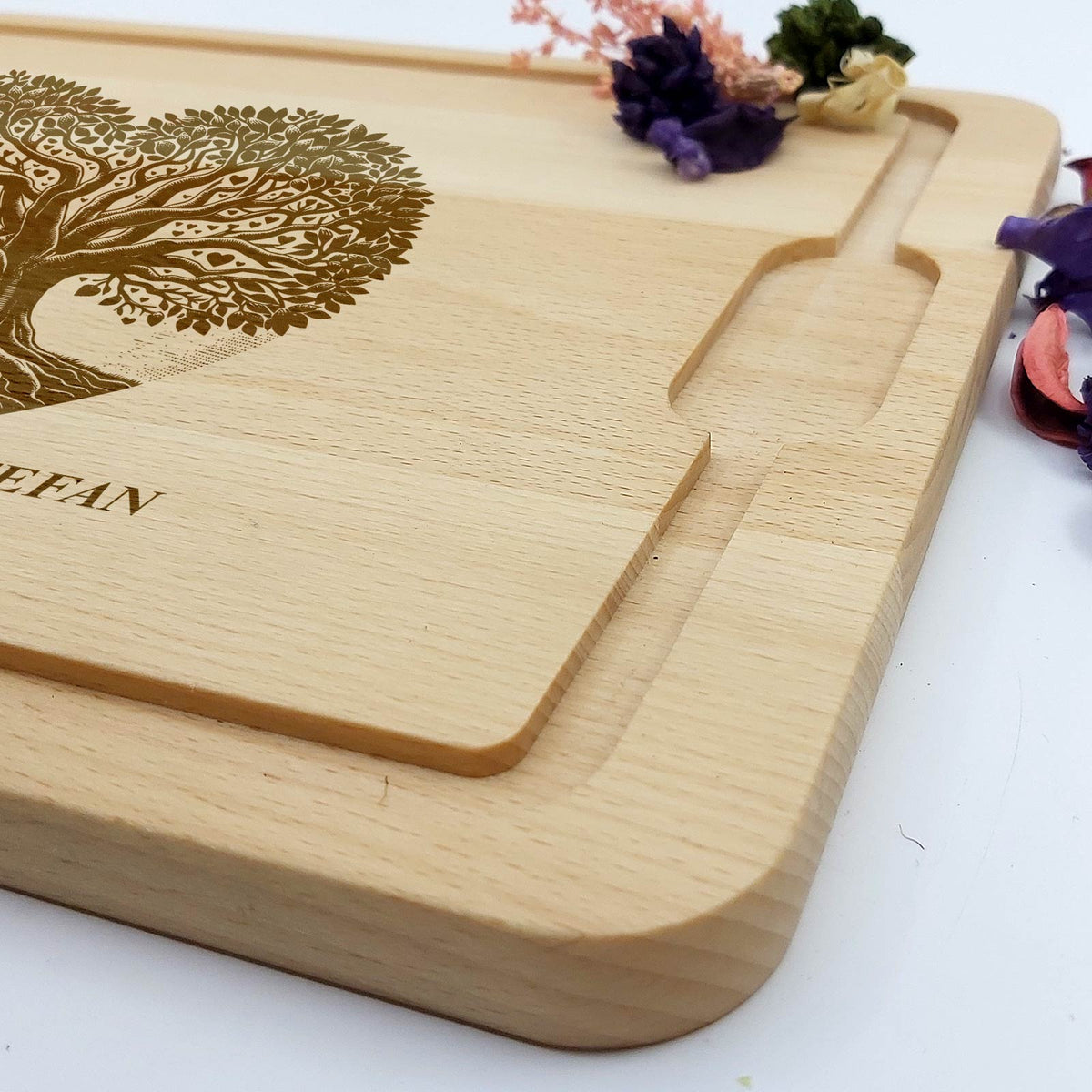 Boom in hartvorm - Snijplank - Bella Mia