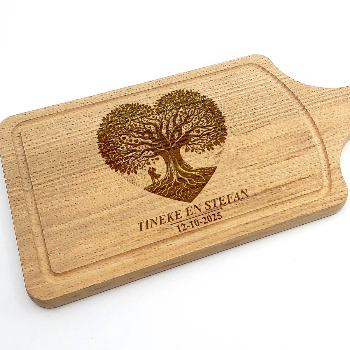 Boom in hartvorm - Snijplank - Bella Mia