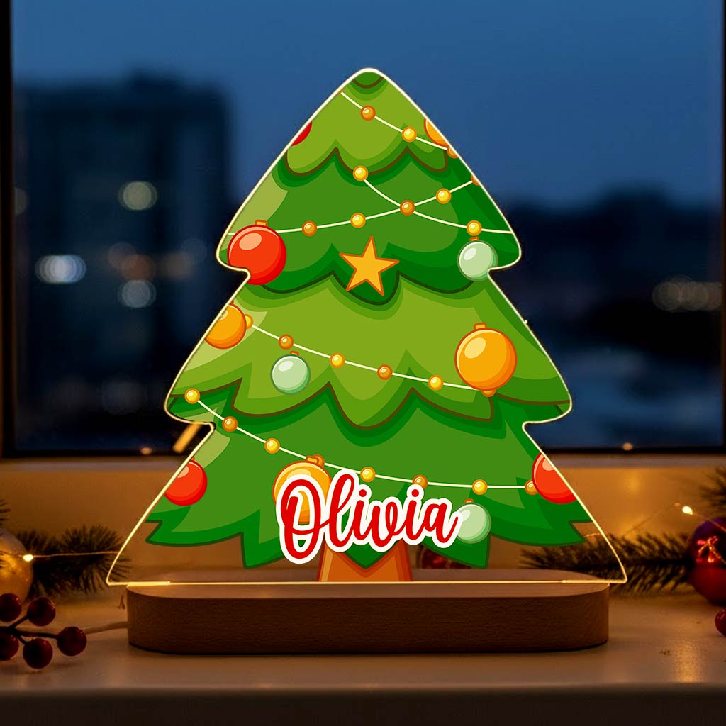 Cartoon Kerstboom - Ledlamp - Bella Mia