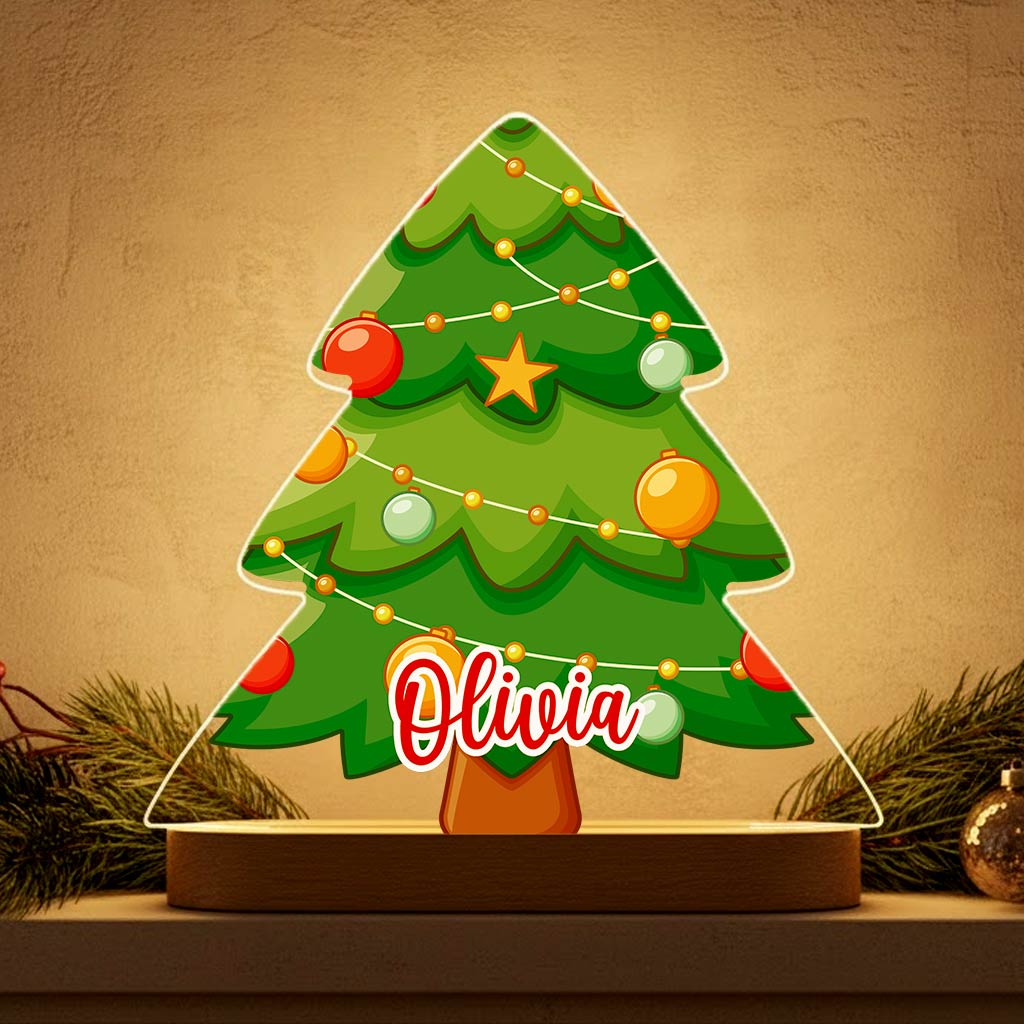Cartoon Kerstboom - Ledlamp - Bella Mia