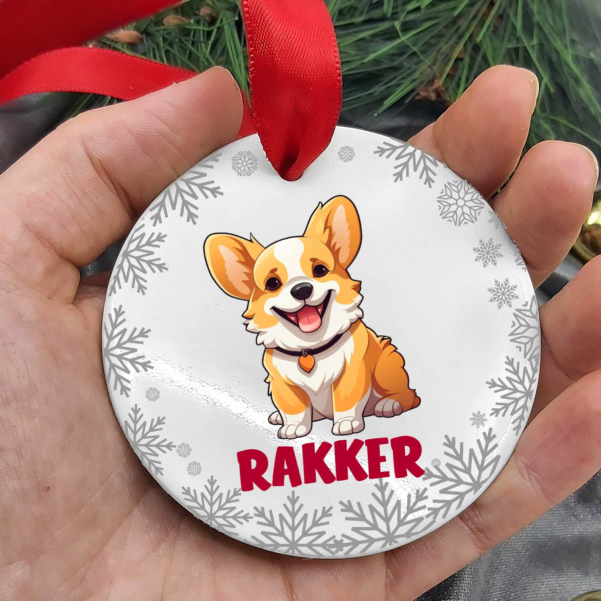 Hondenrassen met Namen Keramische Kerstbal