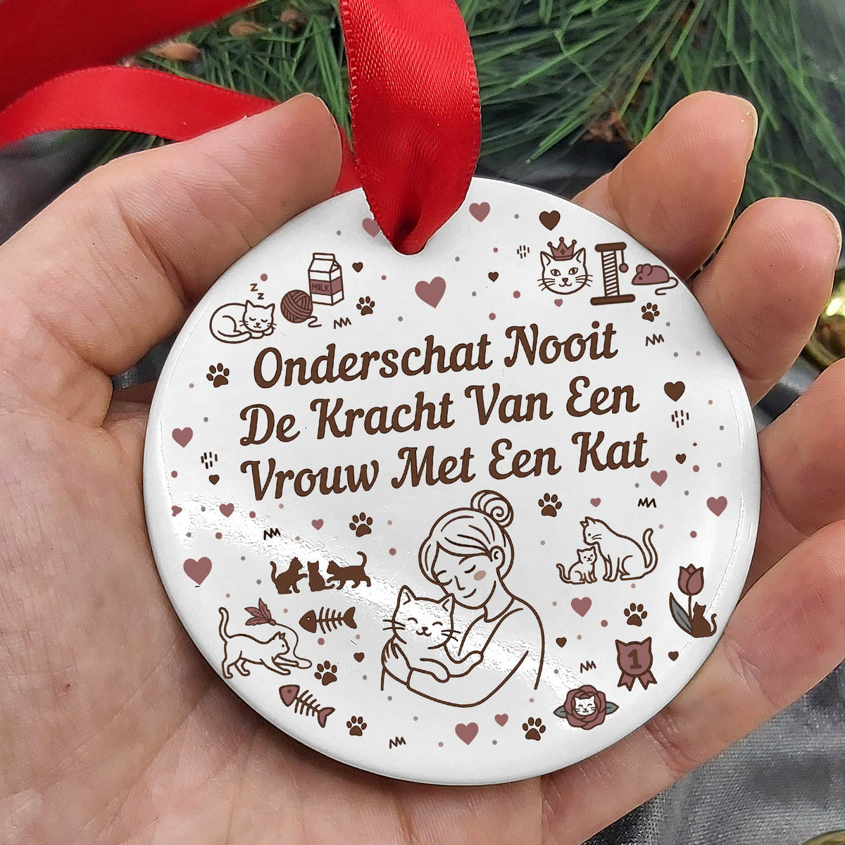 Onderschat nooit de kracht - Ornament van Keramiek