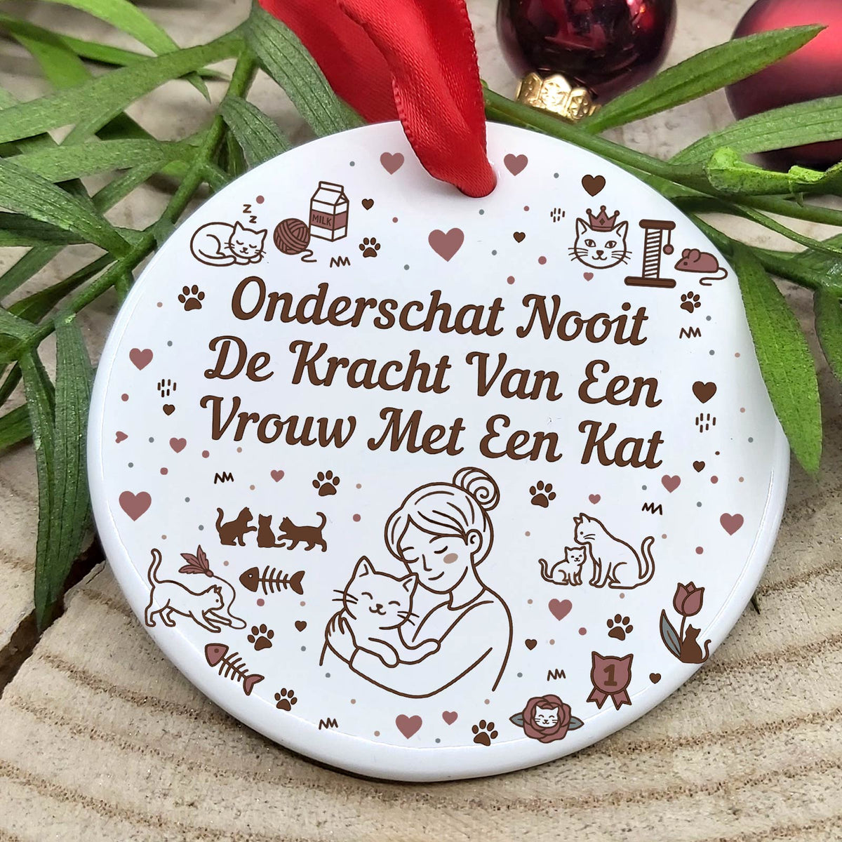 Onderschat nooit de kracht - Ornament van Keramiek