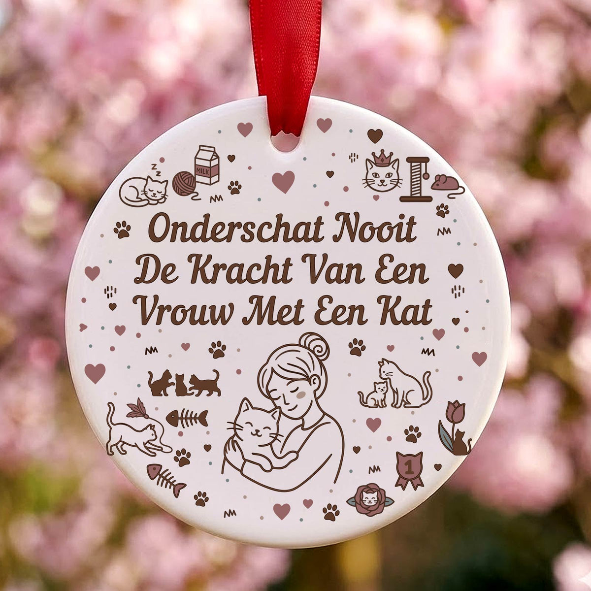 Onderschat nooit de kracht - Ornament van Keramiek